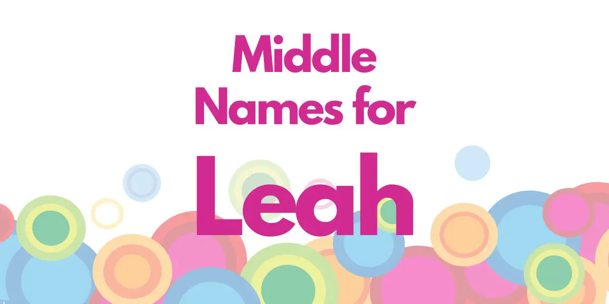 Middle Names for Leah