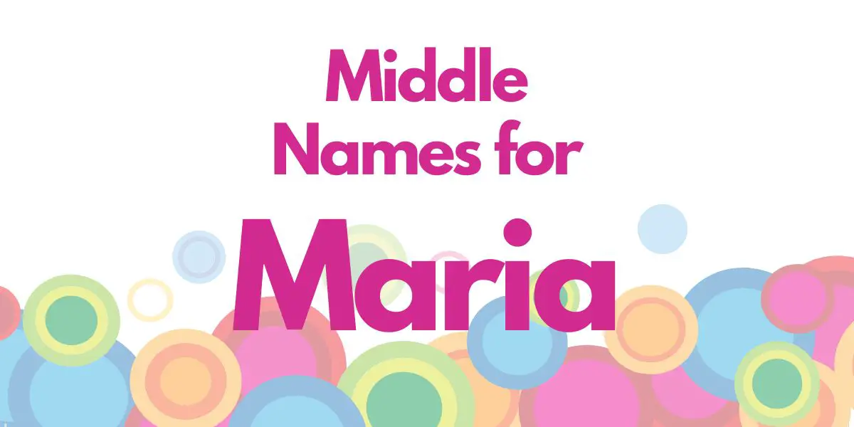 Middle Names for Maria
