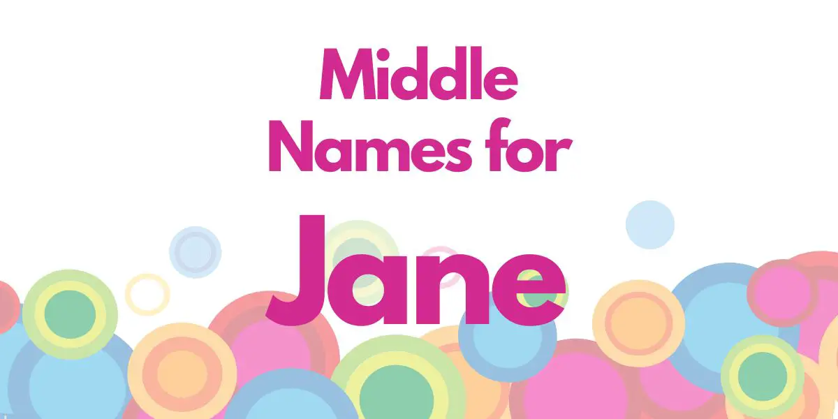 Middle Names for Jane