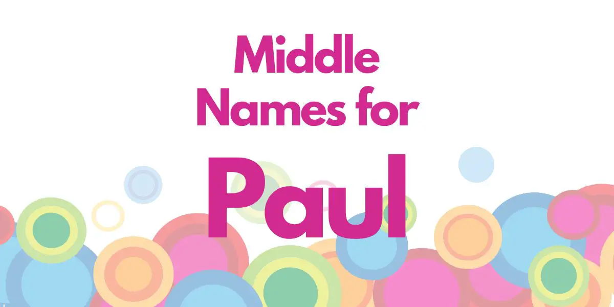 Middle Names for Paul