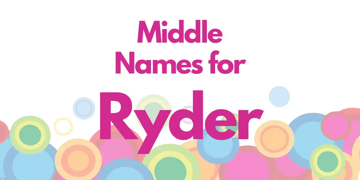 Middle Names for Ryder