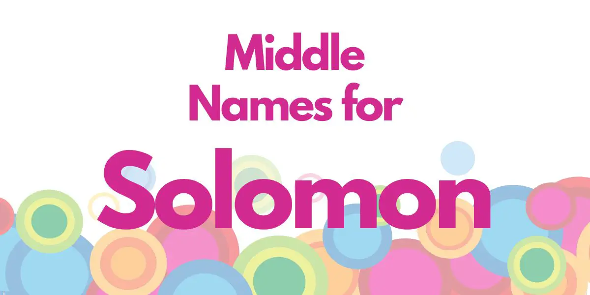 Middle Names for Solomon